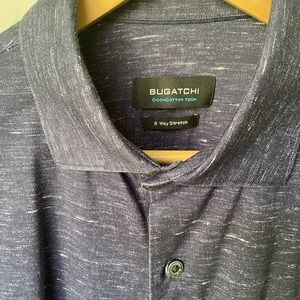 Bugatchi XL Ooohcotton 8 way stretch mens polo shirt excellent condition.